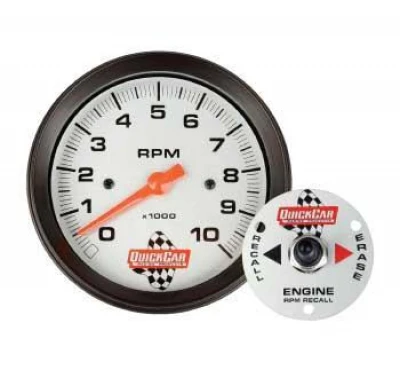 QUICKCAR 3-3/8" TACH WITH REMOTE RECALL - QCP-611-6002
