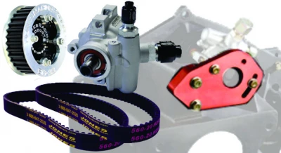 JONES RACING PRODUCTS BELL HOUSING MOUNTED POWER STEERING DRIVE SYSTEM - JRP-2004-PS