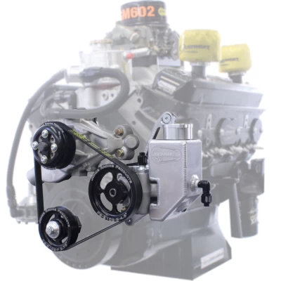 JONES RACING PRODUCTS SB CHEVY SERPENTINE WATER PUMP & PS DRIVE SYSTEM - JRP-1004-AR-CE