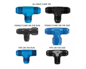 AN FLARE TEE FITTINGS