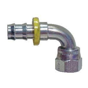STEEL PUSH-ON HOSE END FUEL FITTING