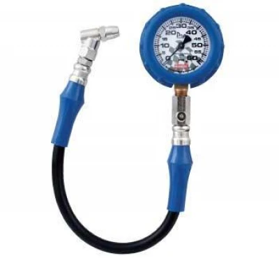 QUICKCAR WHITE FACE TIRE GAUGE - QCP-56-060