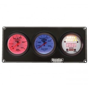 QUICKCAR EXTREME 2-GAUGE PANEL WITH TACH