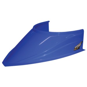 MD3 CURVED HOOD SCOOP - 5"; CHEVRON BLUE
