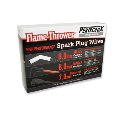 PERTRONIX CERAMIC BOOT FLAME-THROWER SPARK PLUG WIRES - PTX-808290HT