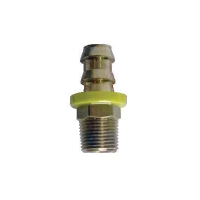 BRASS PUSH-ON HOSE END FUEL FITTING - FF-1040