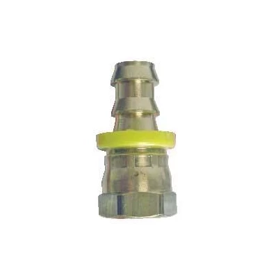 BRASS PUSH-ON HOSE END FUEL FITTING - FF-1060