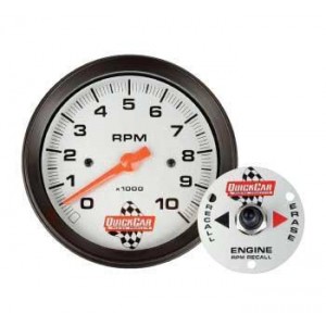 QUICKCAR 3-3/8" TACH WITH REMOTE RECALL