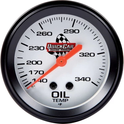 QUICKCAR STANDARD OIL TEMPERATURE GAUGE - QCP-611-6009