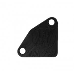 WEHRS MACHINE EGR BLOCKOFF PLATE FOR GM INTAKE