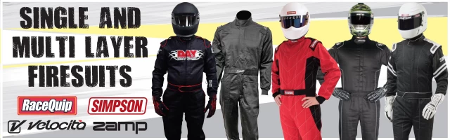 Stay safe, get your SFI rated driving suit from Day Motor Sports.