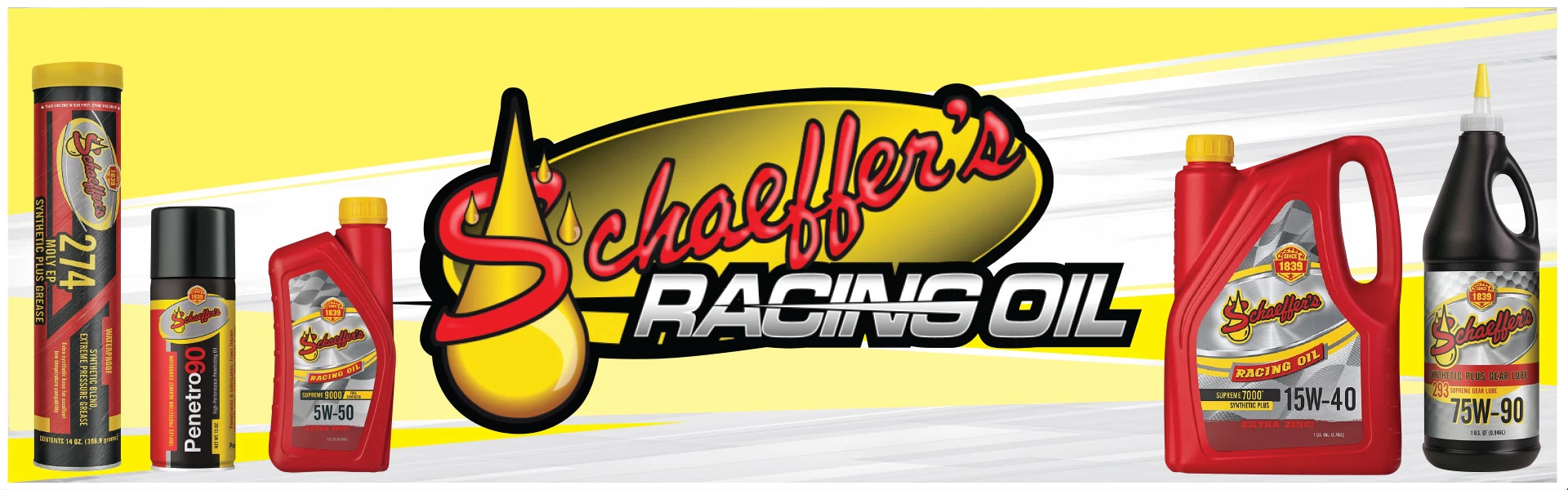 Schaeffer's Racing Oil and Specialty Lubricants available at Day Motor Sports