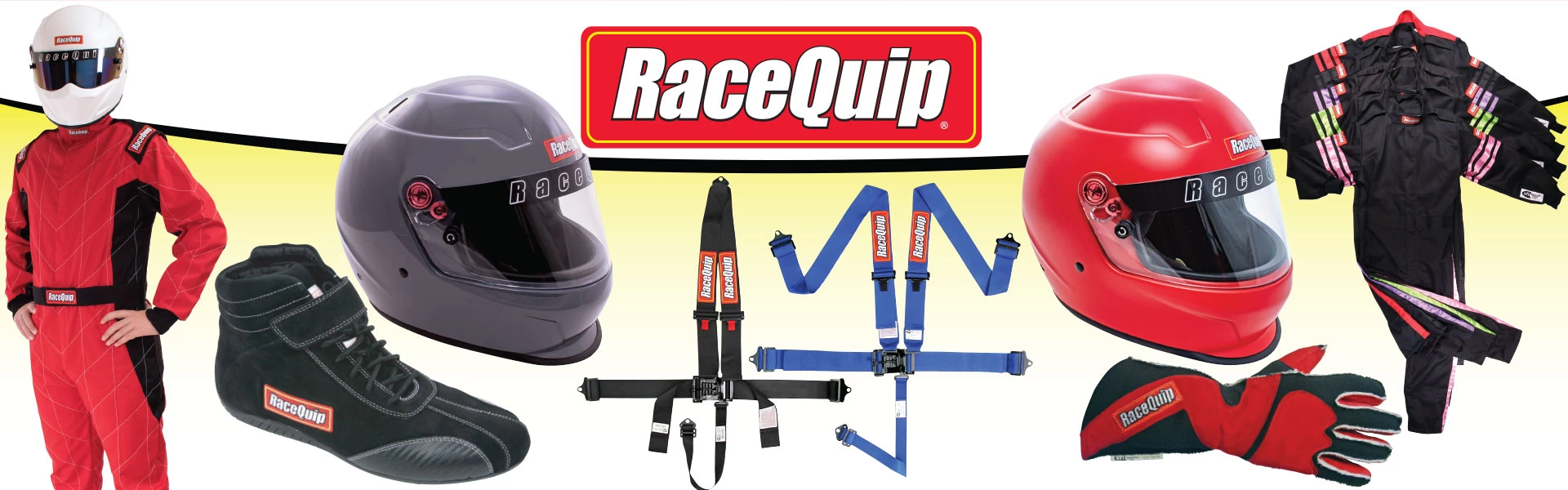 RaceQuip racing safety gear available at Day Motor Sports.