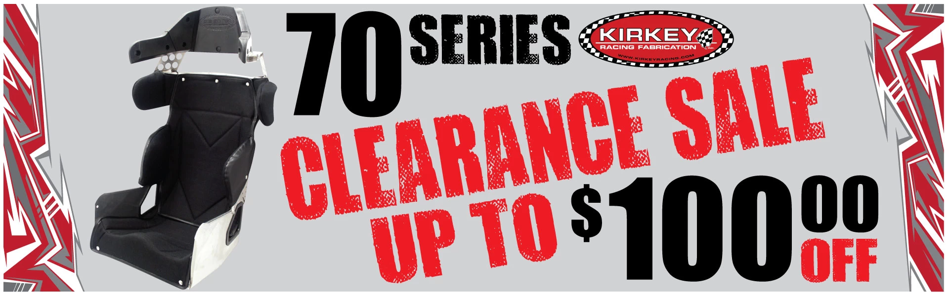 Kirkey 70 Series racing seats clearance sales at Day Motor Sports.