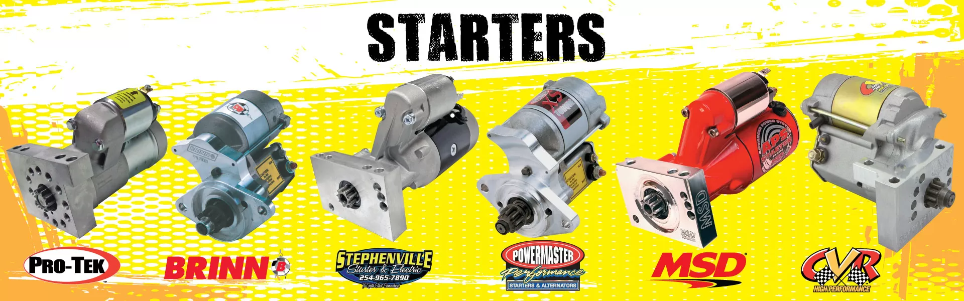Quality selection of performance starters for your racing application available at Day Motor Sports.