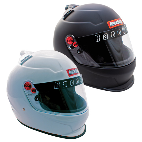 RaceQuip Open Face Helmet OF20 Series Snell SA-2020 Rated Gloss Black 2X-Large 256007 
