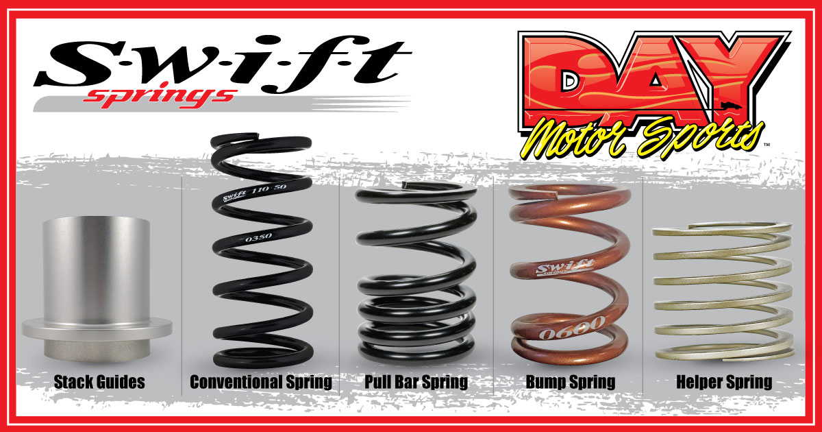 Swift Springs suspension racing springs available at Day Motor Sports.